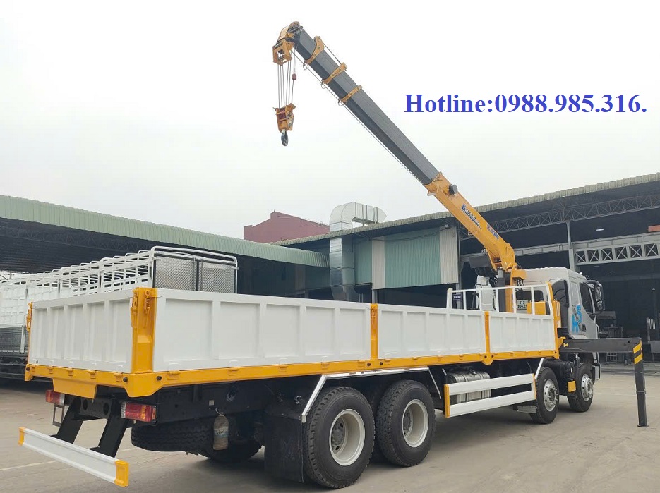 Xe cẩu tự hành 4 chân 12-16 tấn chenglong H5